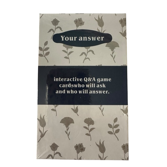 Your Answer Interactive Q&amp;A Card Game New Party Conversation Game